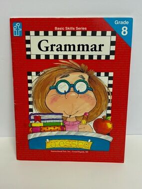 Basic Skills Series: GRAMMAR Grade 8 Workbook Homeschool Practice